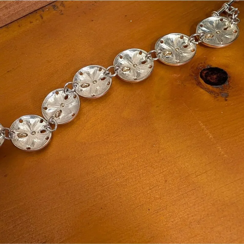 Periwinkle by Barlow Sand Dollar & Starfish Bracelet | Silver & Gold Tone